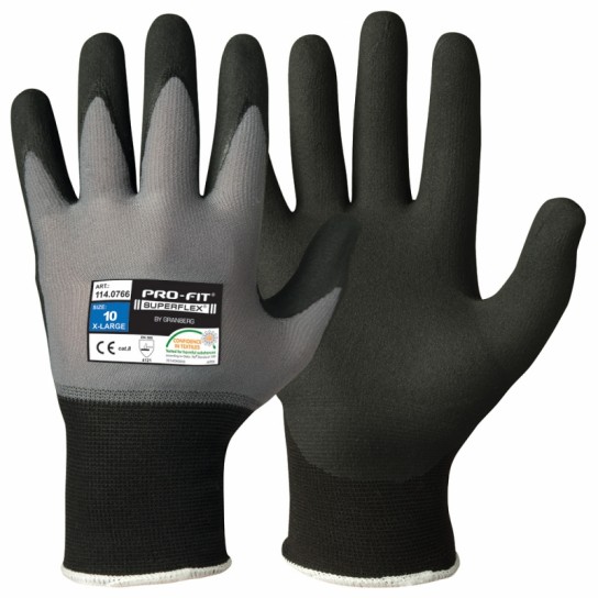 Rękawice montażowe Pro-Fit® zatwierdzone przez Oeko-Tex® 100