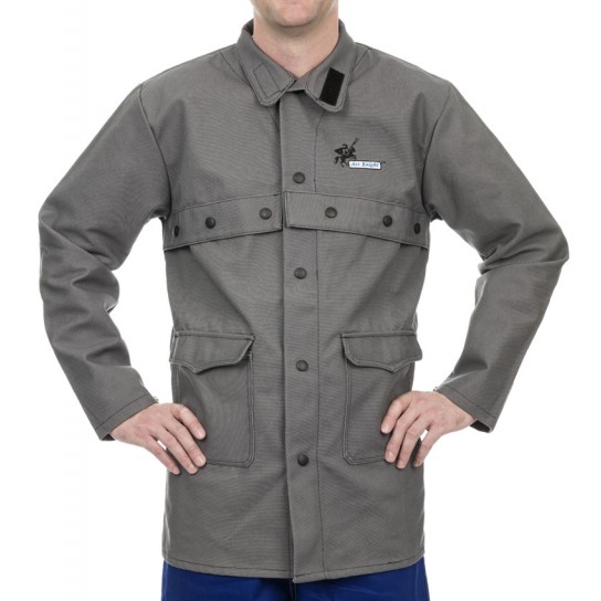Trudnopalna kurtka spawalnicza, wysokiej odporności trudnopalna bawełna 520 gr./m2 Arc Knight®